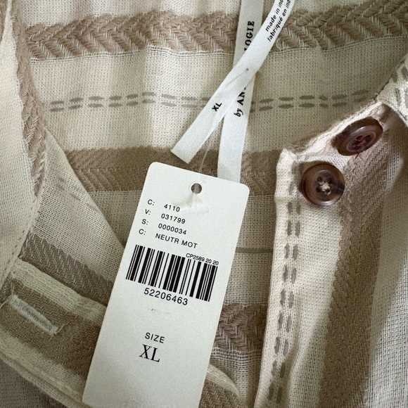 🆕Anthropologie Delphine Textured Tunic Dress Size XL NWT - Picture 12 of 12